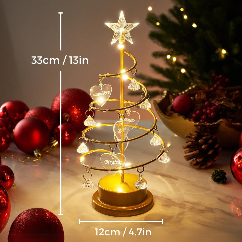 Family Tree | Beautiful Personalized Christmas Tree Lamp