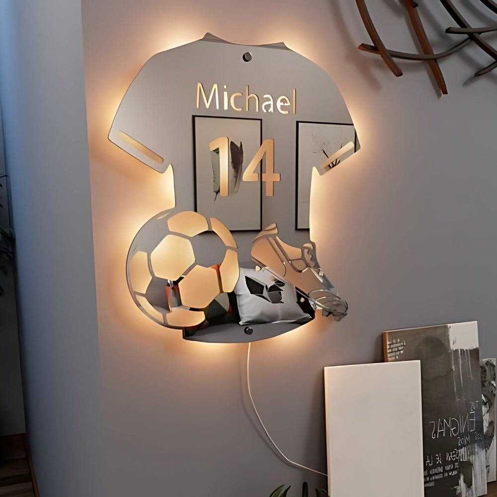 Football Player | Personal LED Mirror