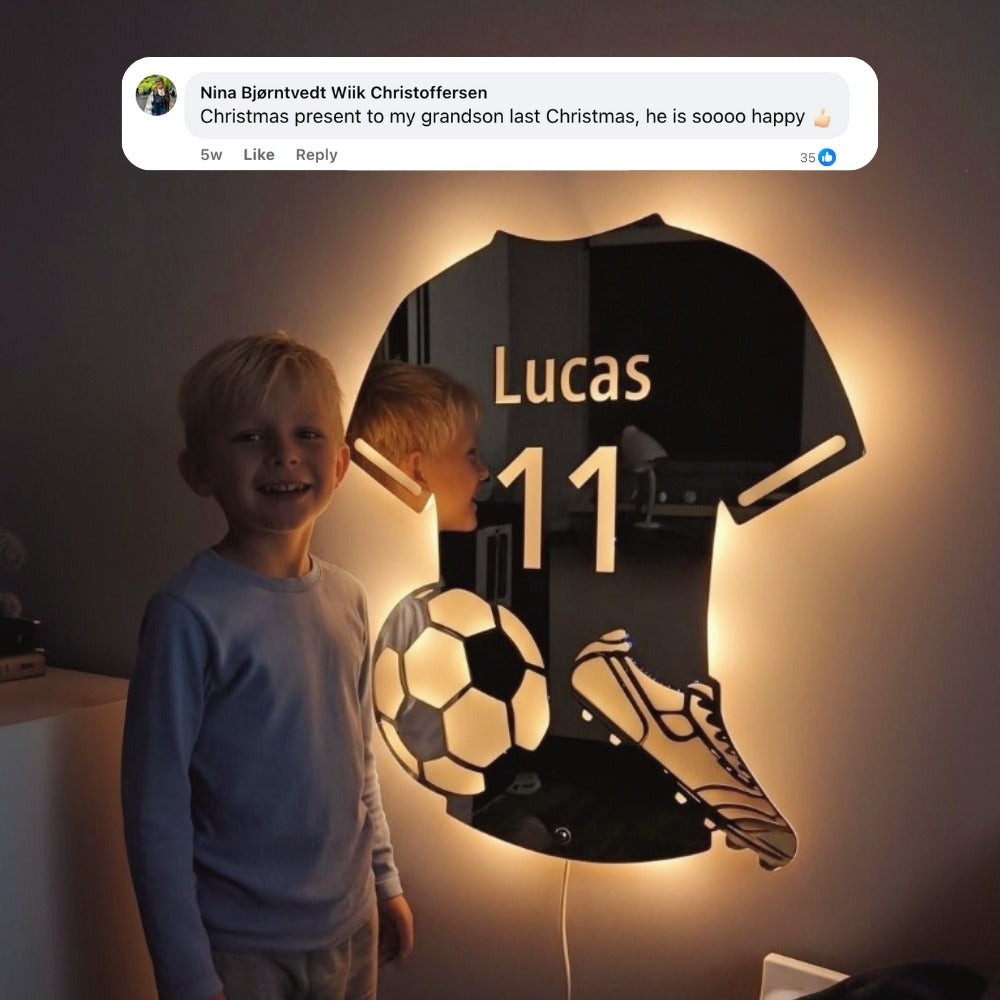 Soccer Player | Personal LED Mirror