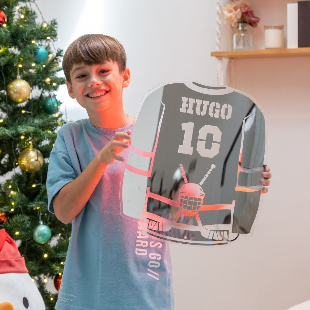 Hockey Player | Personalized LED Mirror